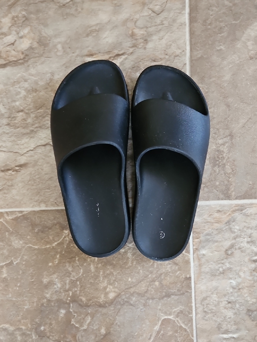 Ardene Black Slide Sandals